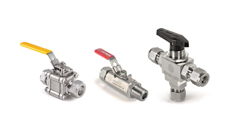 Прецизійні кульові крани для середнього та високого тиску