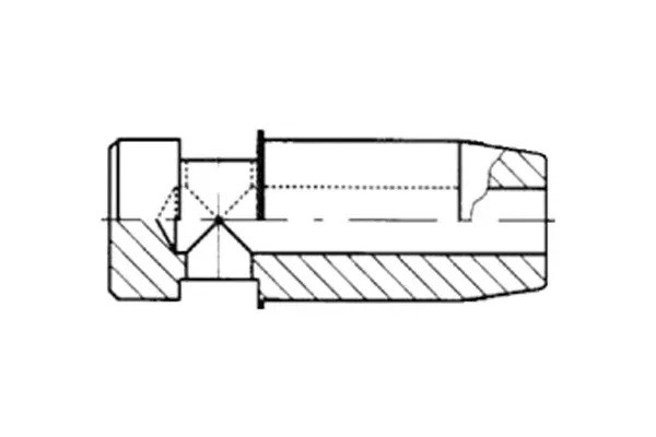 Кабельний сальник для штуцера типу FR103 і FR104, латунь